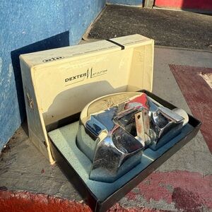 Mid Century Dexter M-at Cutter Chrome Art Tool w/ Box